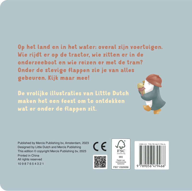 Little Dutch Flapjesboek Voertuigen