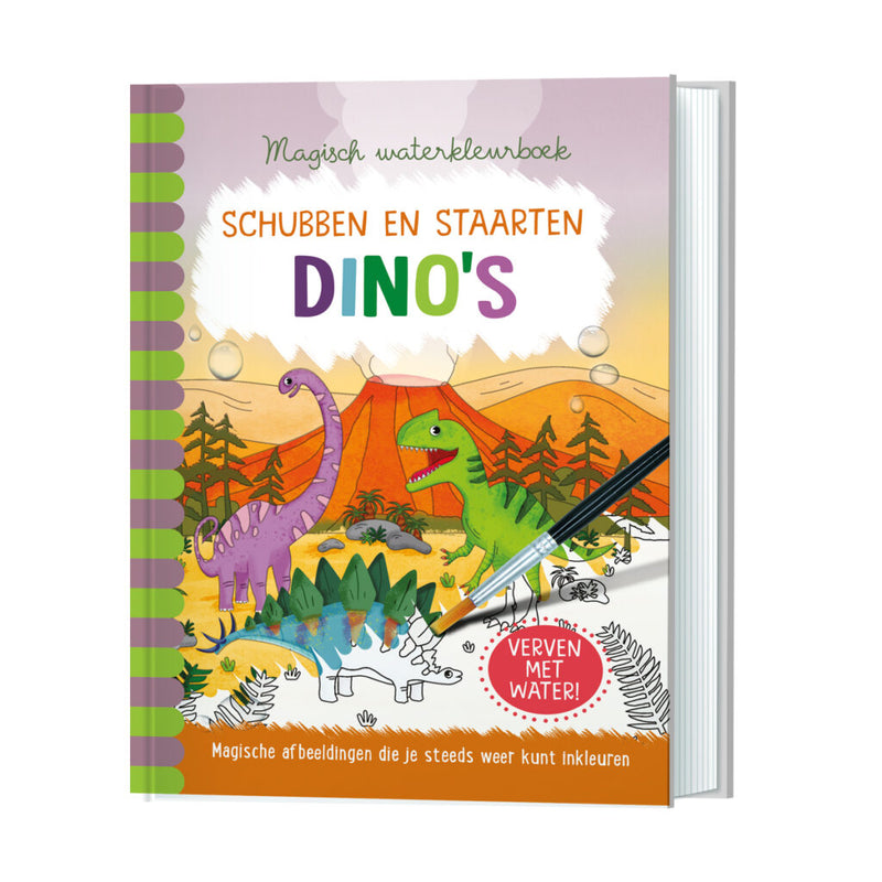 Lantaarn Publishers Magisch Waterkleurboek Dino's