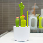Boon Flessenborstel Set Cactus Wit