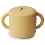 Mushie Snack Cup Siliconen Pale Daffodil