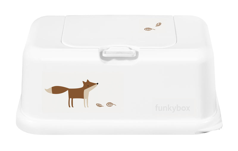 Funkybox Billendoekjes Box Funky Fox White