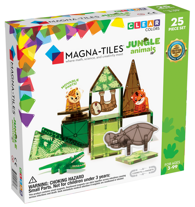 MAGNA-TILES Jungle Animals Set 25