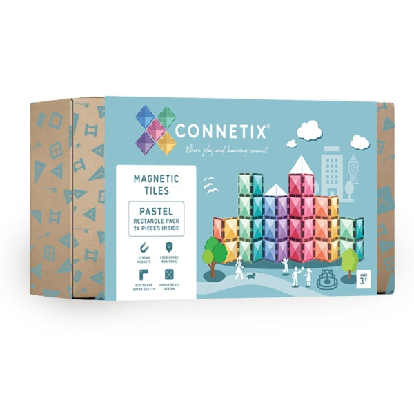 Connetix Pastel Rectangle Set 24