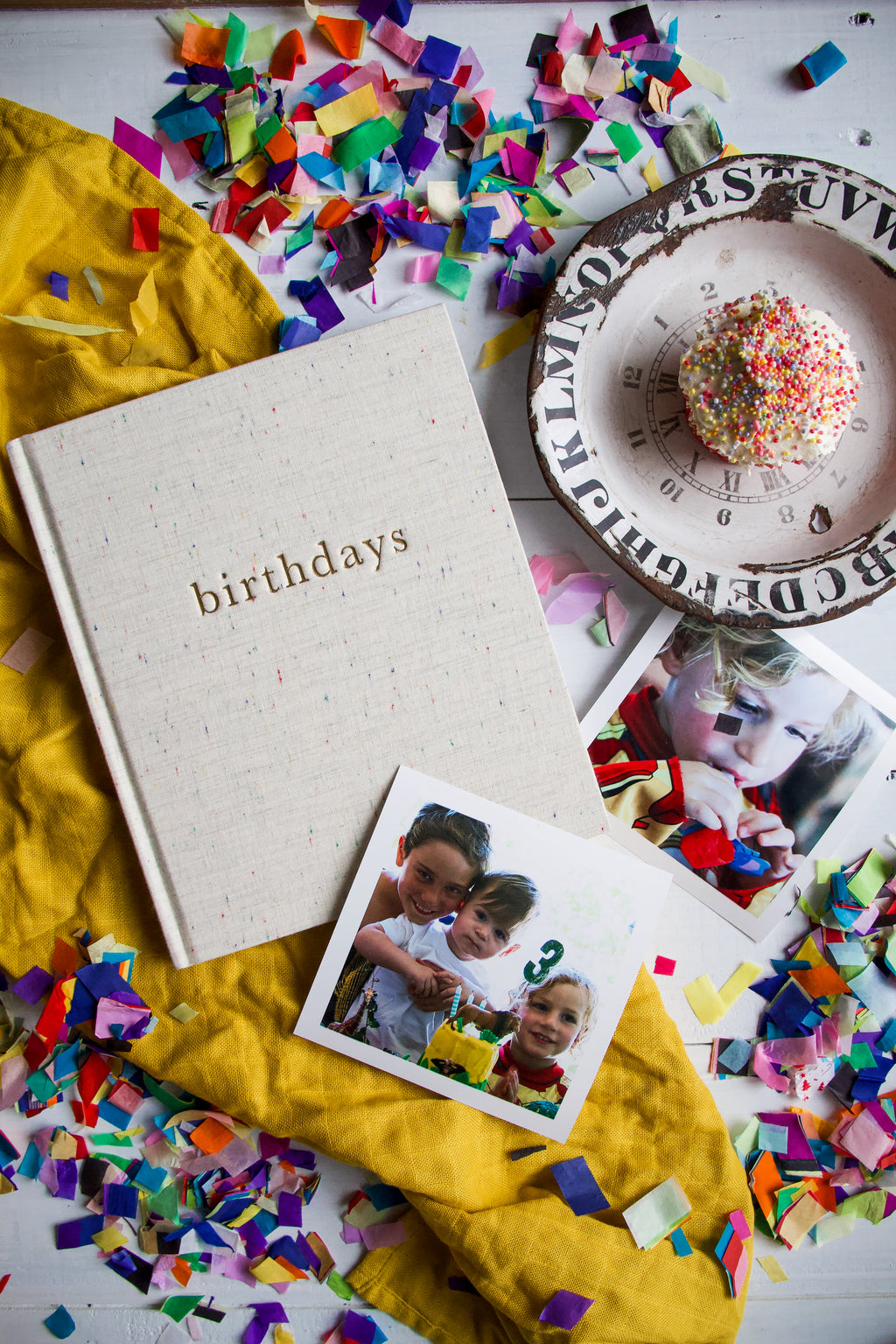 Write To Me Invulboek Birthdays Oatmeal Confetti