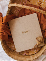 Write To Me Memory Box Invulboek Baby Your First Five Years Oatmeal