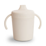 Mushie Beker Training Sippy Cup Ivory