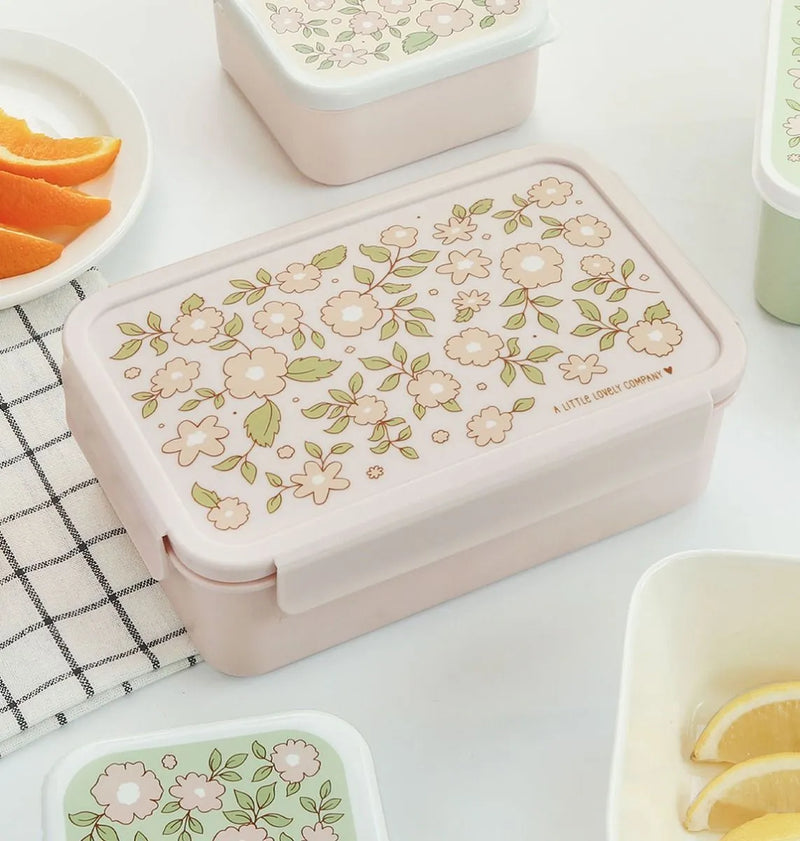 A Little Lovely Company Bento Lunch Box Roze Bloesem