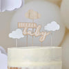 Ginger Ray Cake Topper Hello Baby Clouds*