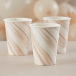 Ginger Ray Cups Natural Marble*