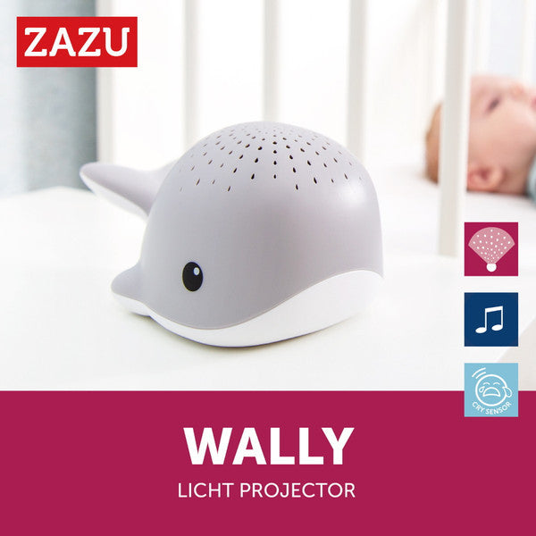 ZAZU Nachtlamp Projector Met Muziek Wally Green