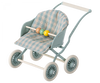 Maileg Kinderwagen Micro Mint - 9 cm