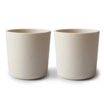 Mushie Bekers Cups Ivory 2-pack