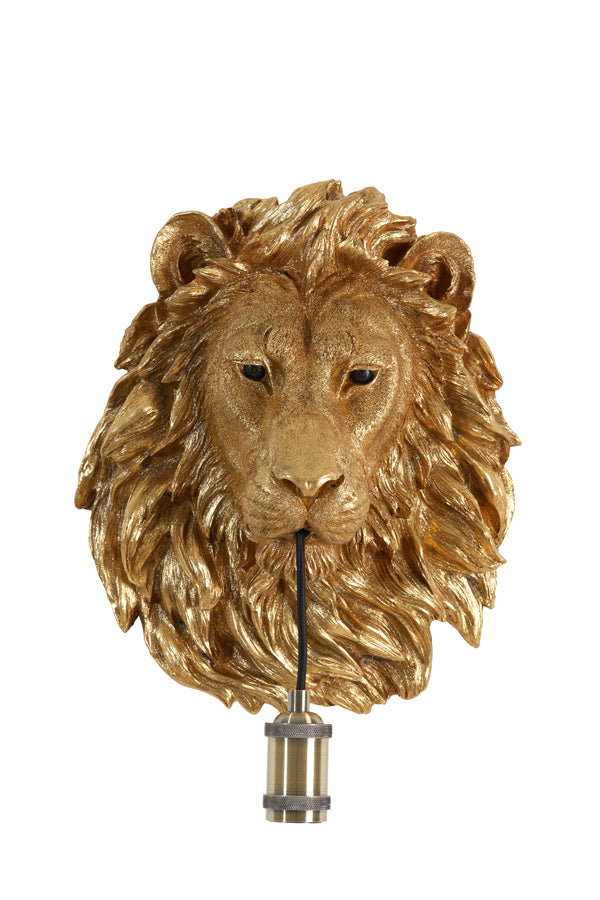Light & Living Wandlamp Lion Antiek Brons