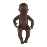 Miniland Baby Pop Meisje Afrikaans - 40 cm