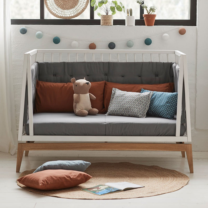 Leander Sofa Set Luna Bed Cool Grey 140cm