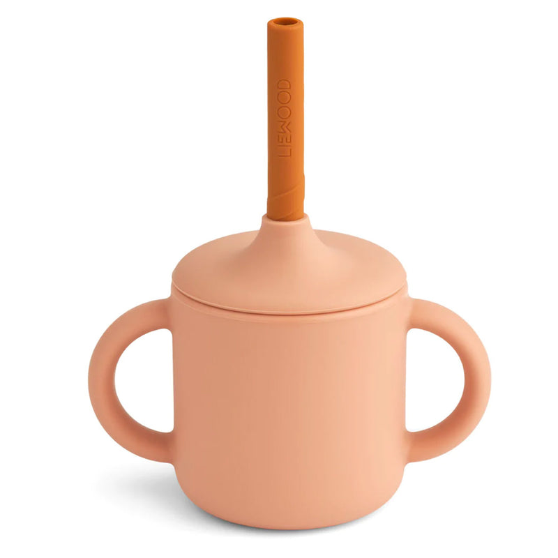 Liewood Sippy Cup Cameron Mustard Tuscany Rose Mix