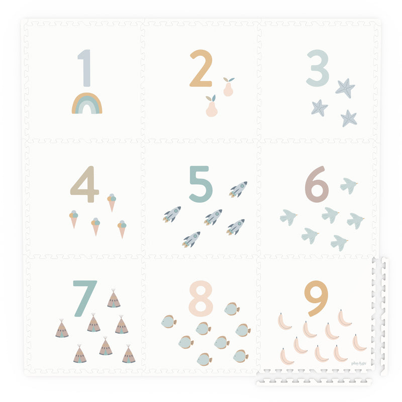 Play & Go Foam Puzzel Speelmat Numbers Dots