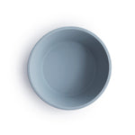 Mushie Bowl Zuignap Siliconen Powder Blue