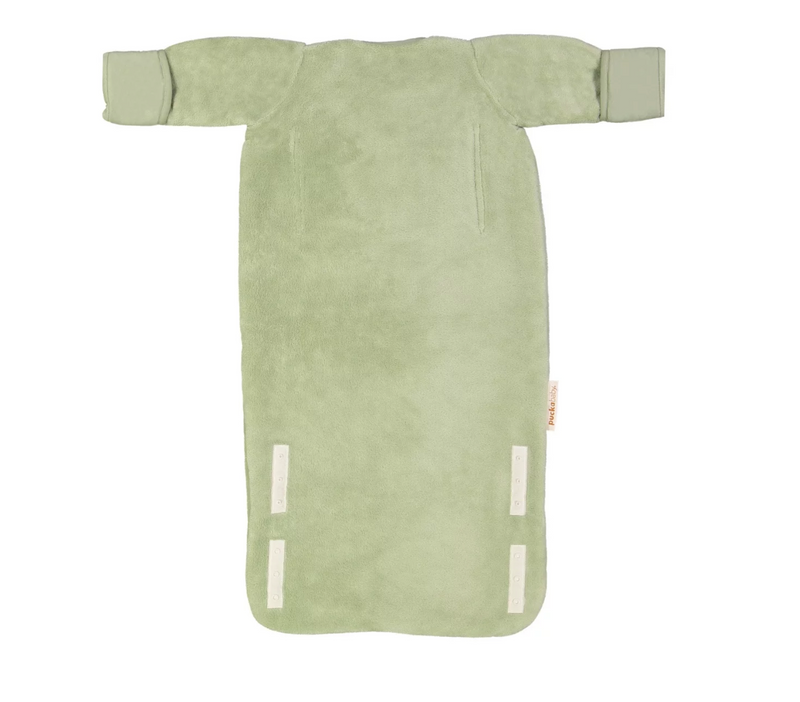 Puckababy Slaapzak Bag Newborn Teddy Olive 0-6m