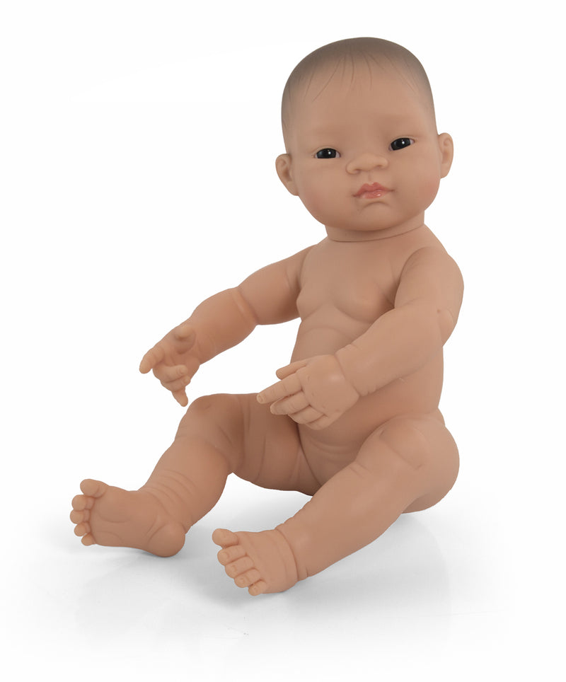 Miniland Baby Pop Meisje Aziatisch - 40 cm