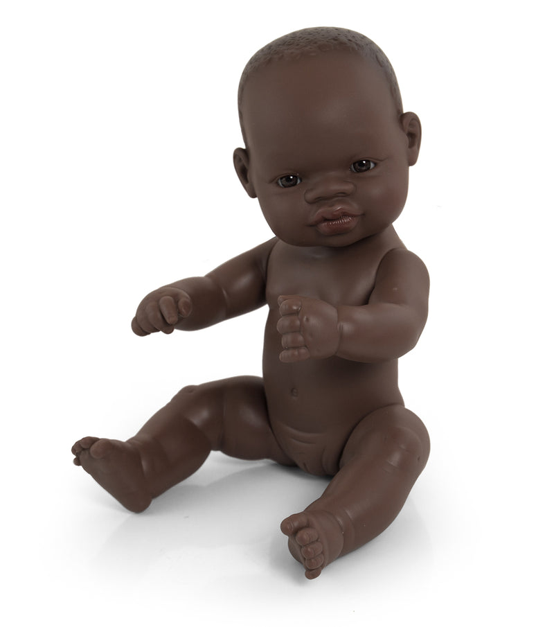 Miniland Baby Pop Meisje Afrikaans - 32 cm