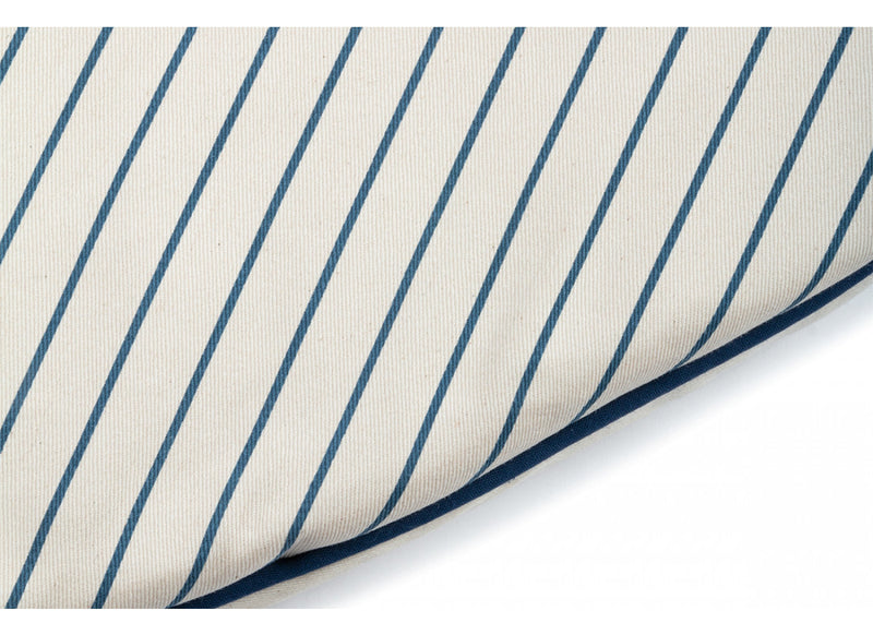 Nobodinoz Speelkleed Fluffy Blue Thin Stripes Natural*
