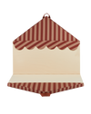 Nobodinoz Speelmat Huis Foldable Marsala Taupe Stripes