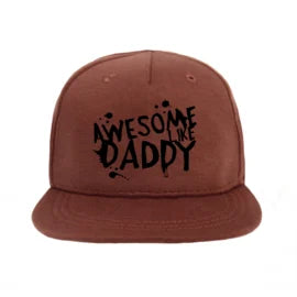 VanPauline Cap Awesome Like Daddy Red