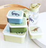 A Little Lovely Company Lunch & Snackbox Set Dinosaurus
