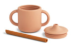 Liewood Sippy Cup Cameron Mustard Tuscany Rose Mix